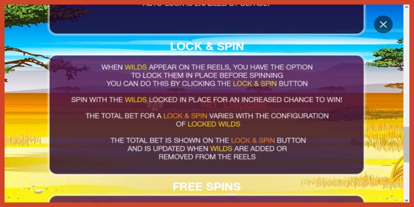 Slot screenshot: Wild Gambler no deposit, number - 5