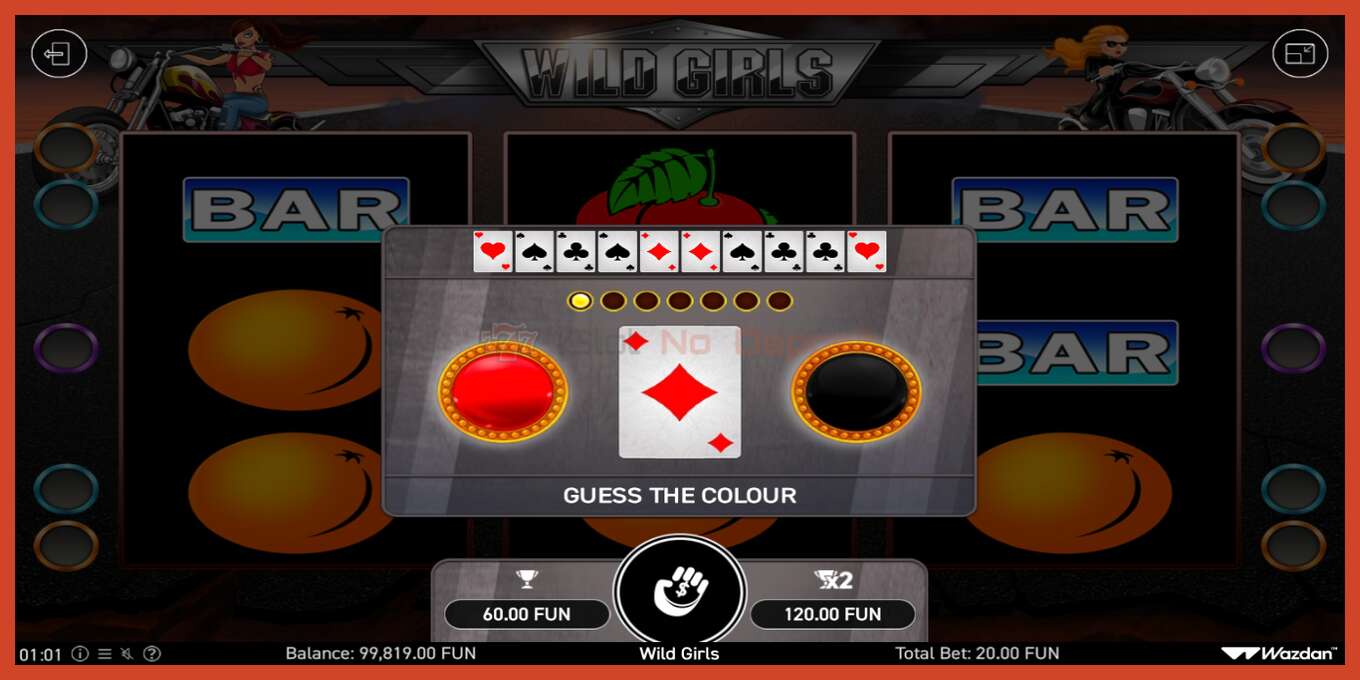 Slot screenshot: Wild Girls no deposit, number - 4