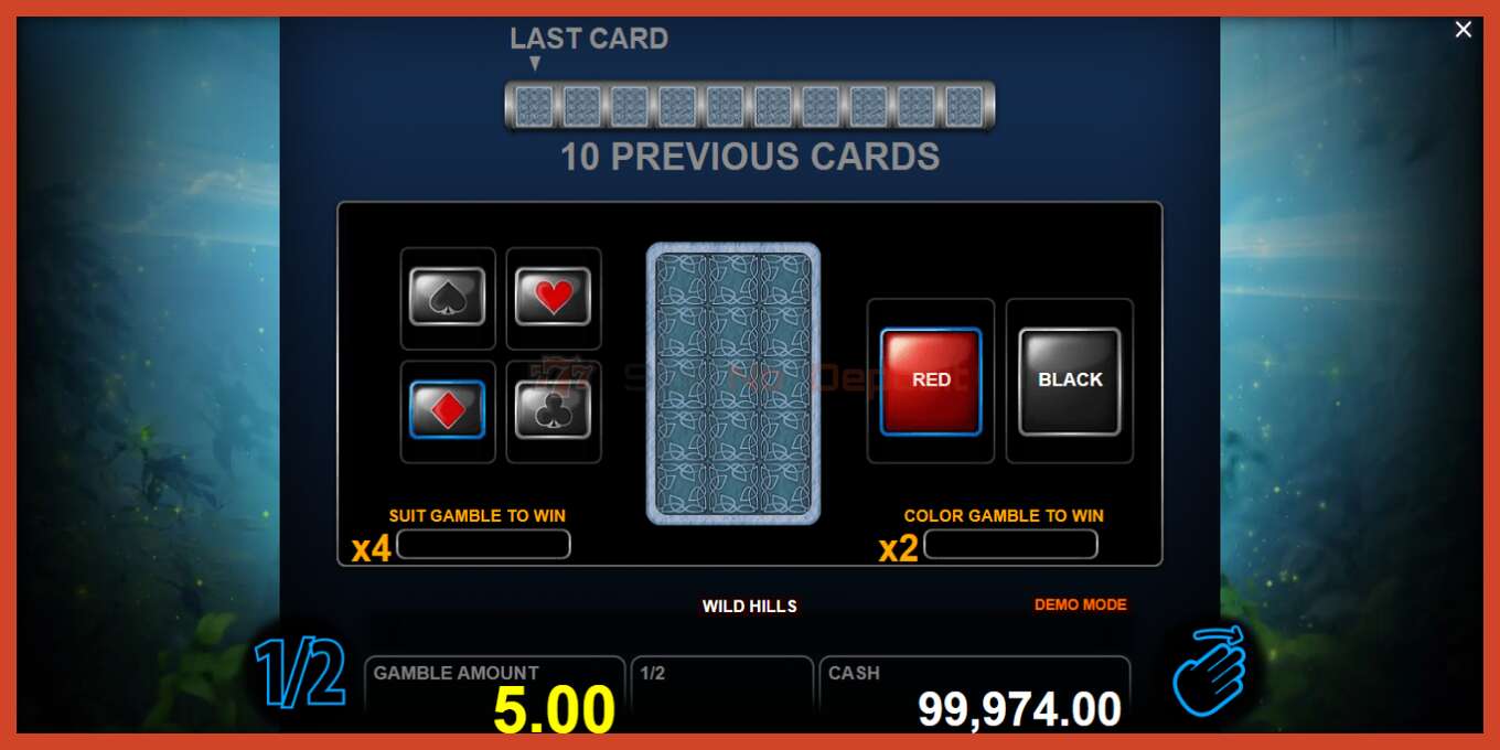 Slot screenshot: Wild Hills no deposit, number - 4