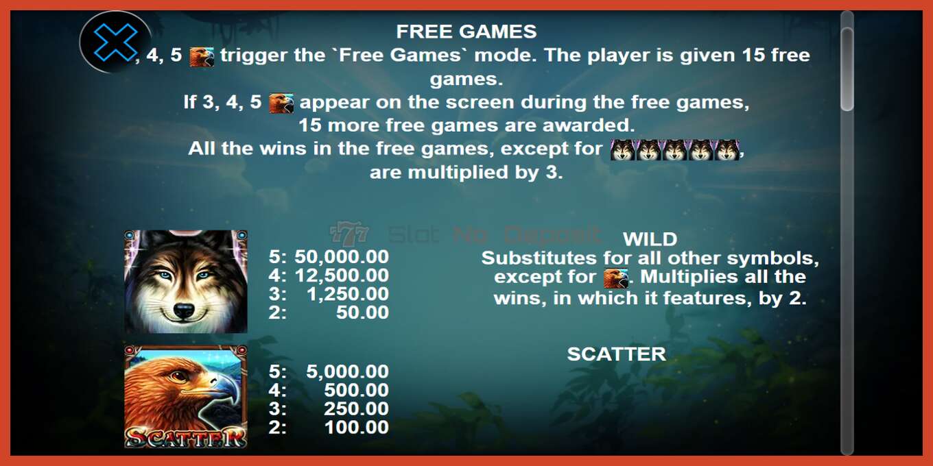 Slot screenshot: Wild Hills no deposit, number - 5