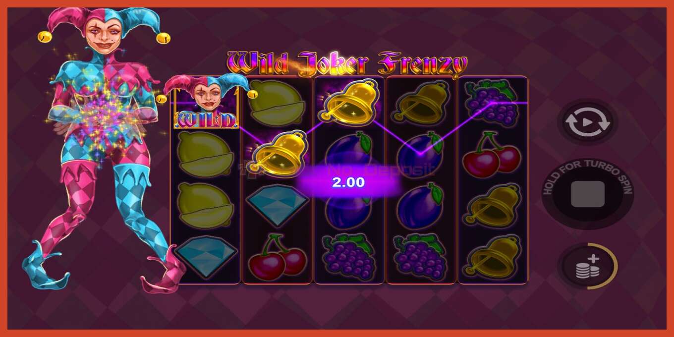 Slot screenshot: Wild Joker Frenzy bez depozita, broj - 2