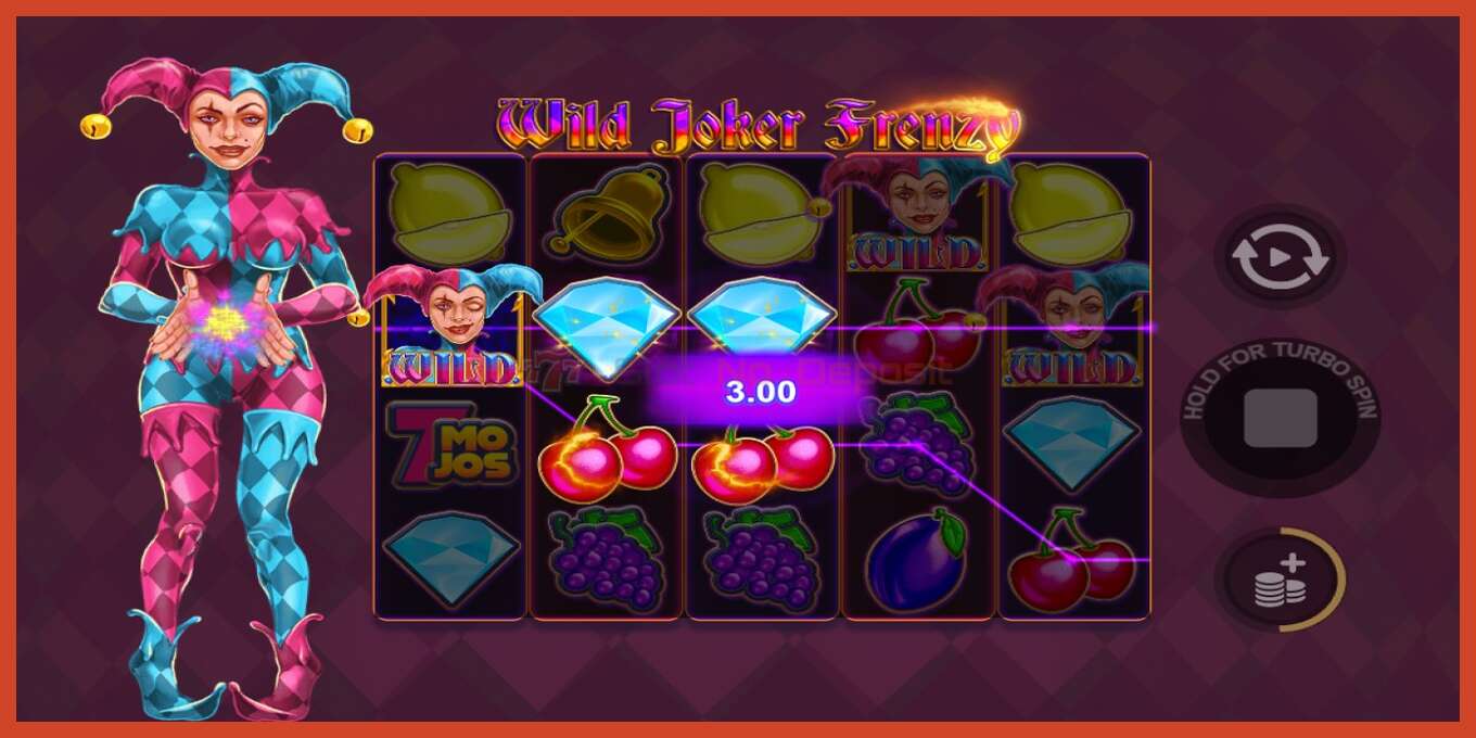 Slot screenshot: Wild Joker Frenzy bez depozita, broj - 3