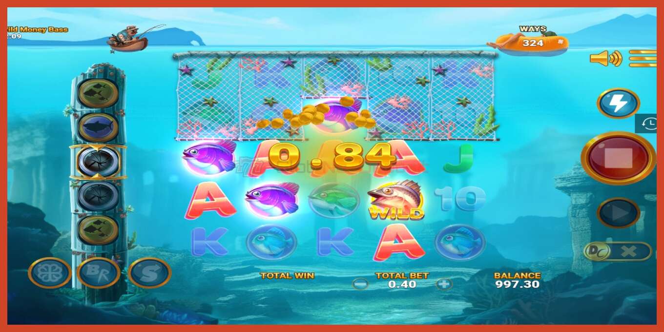 Slot screenshot: Wild Money Bass no deposit, number - 3