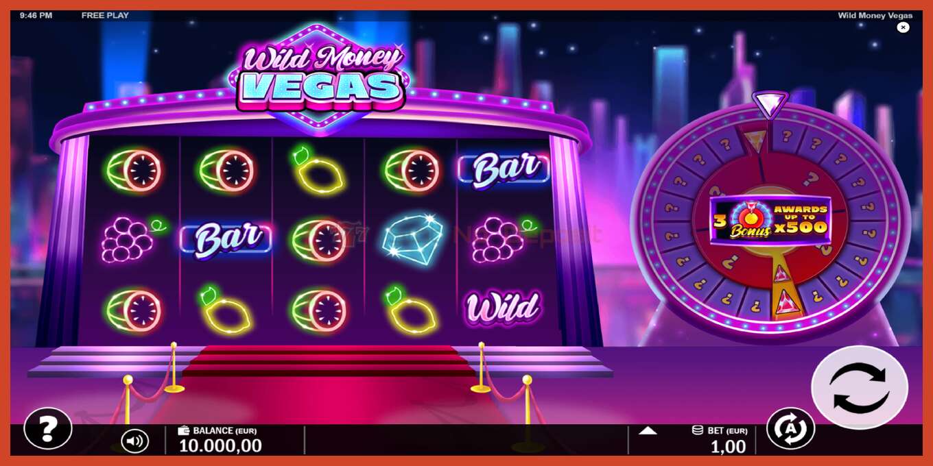 Slot screenshot: Wild Money Vegas no deposit, number - 2