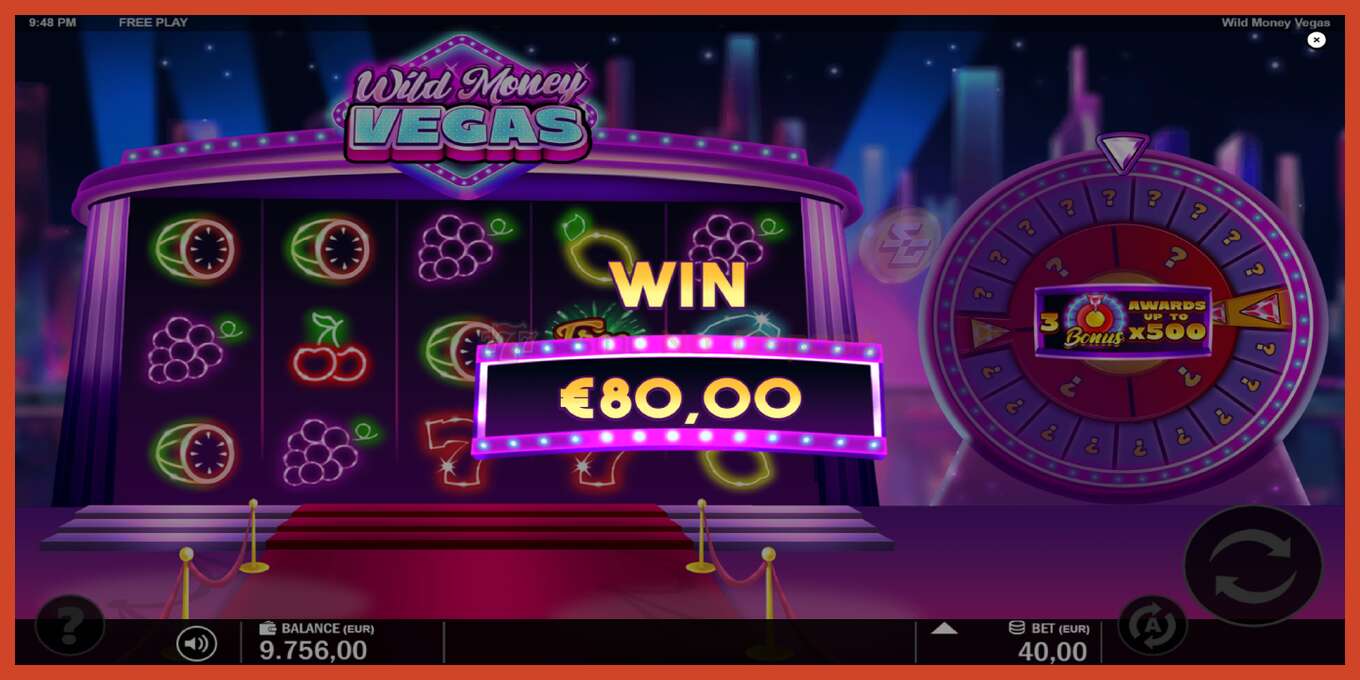 Slot screenshot: Wild Money Vegas no deposit, number - 4