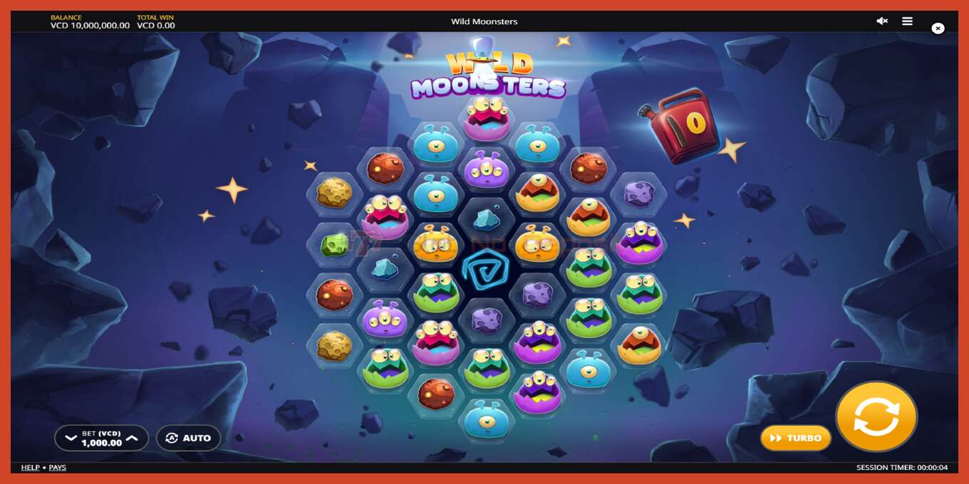 Slot screenshot: Wild Moonsters no deposit, number - 2