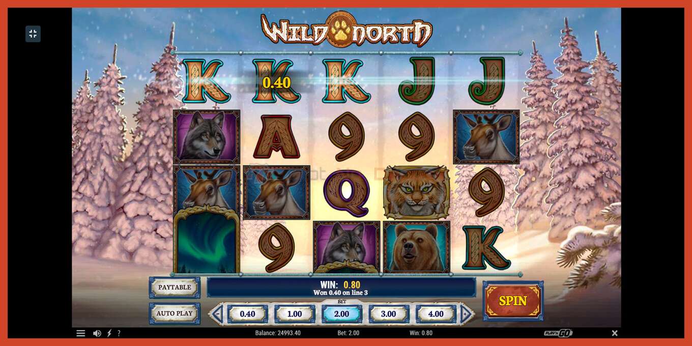 Slot screenshot: Wild North no deposit, number - 3