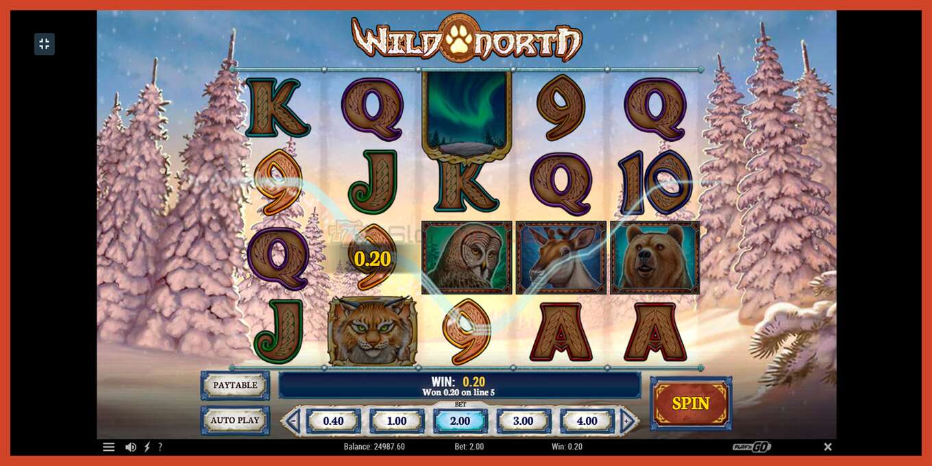 Slot screenshot: Wild North no deposit, number - 4