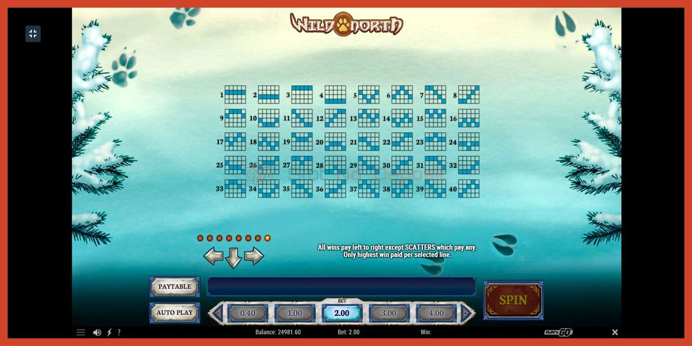 Slot screenshot: Wild North no deposit, number - 6