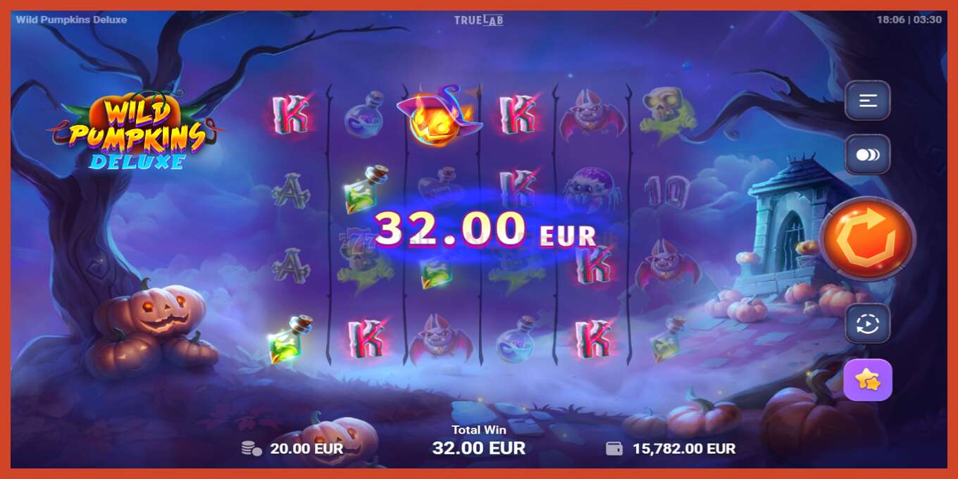 Slot screenshot: Wild Pumpkins Deluxe bez depozita, broj - 4