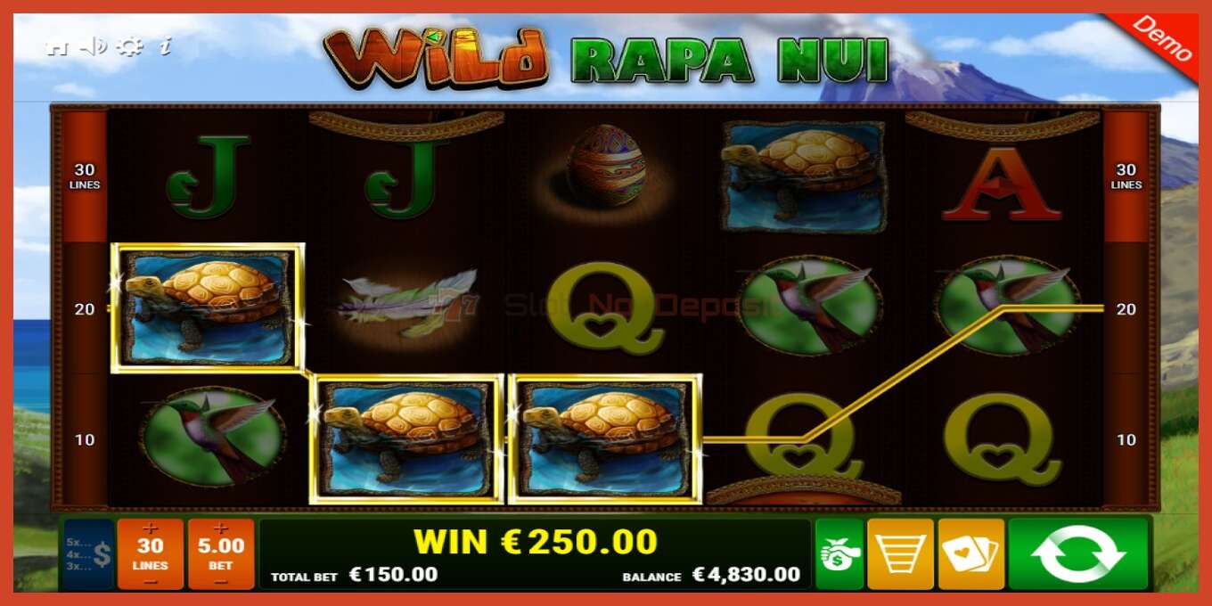 Slot screenshot: Wild Rapa Nui no deposit, number - 2