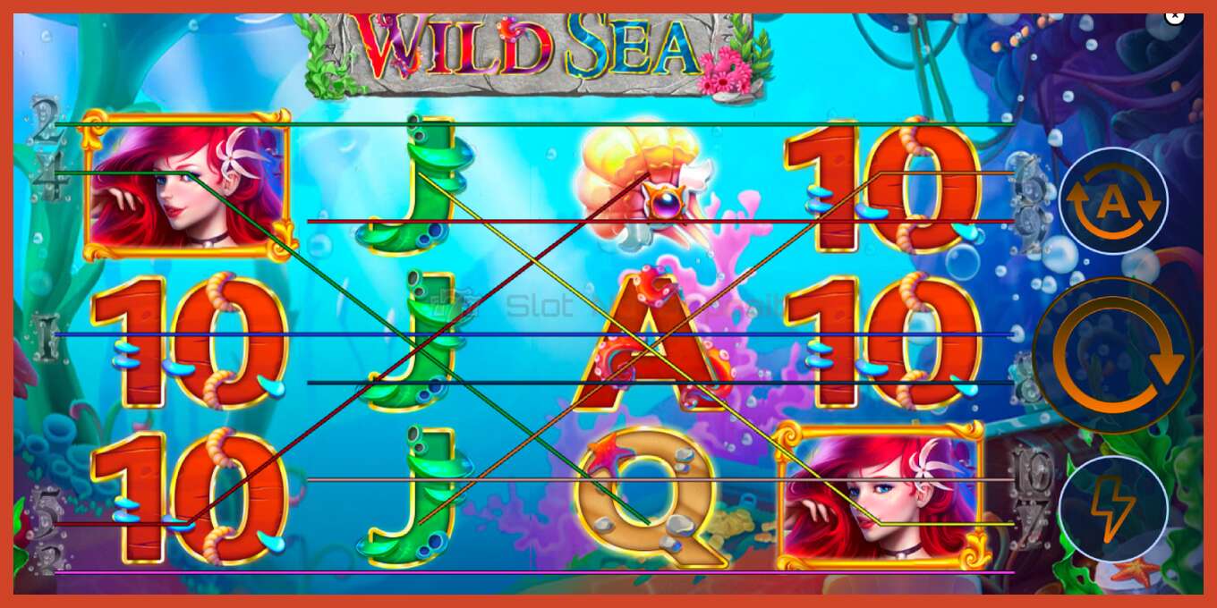 Slot screenshot: Wild Sea no deposit, number - 1