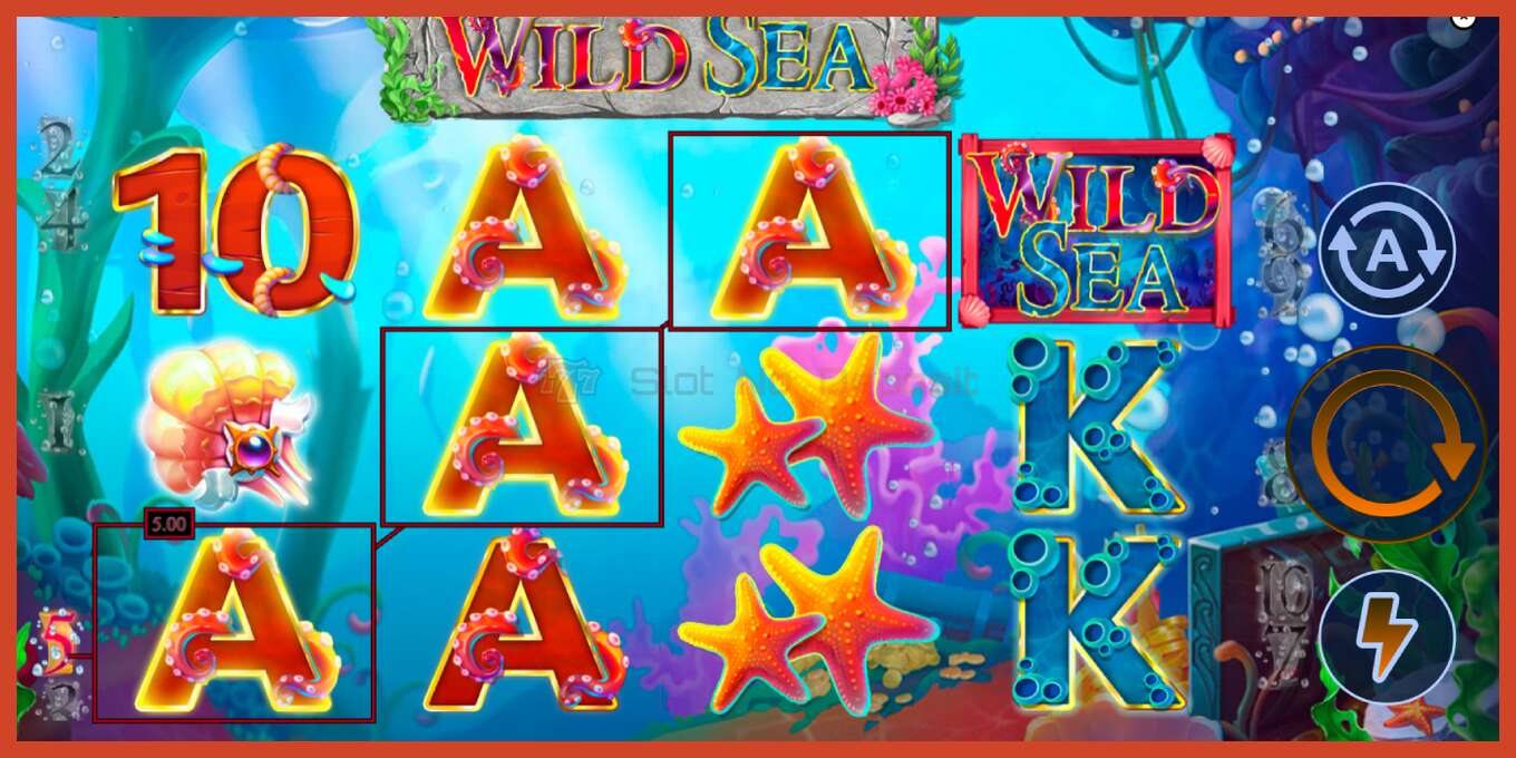 Slot screenshot: Wild Sea no deposit, number - 2