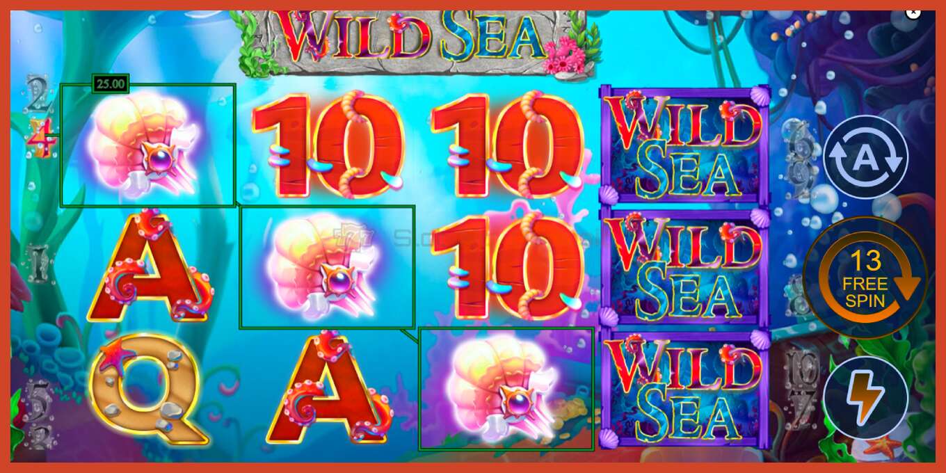 Slot screenshot: Wild Sea no deposit, number - 3