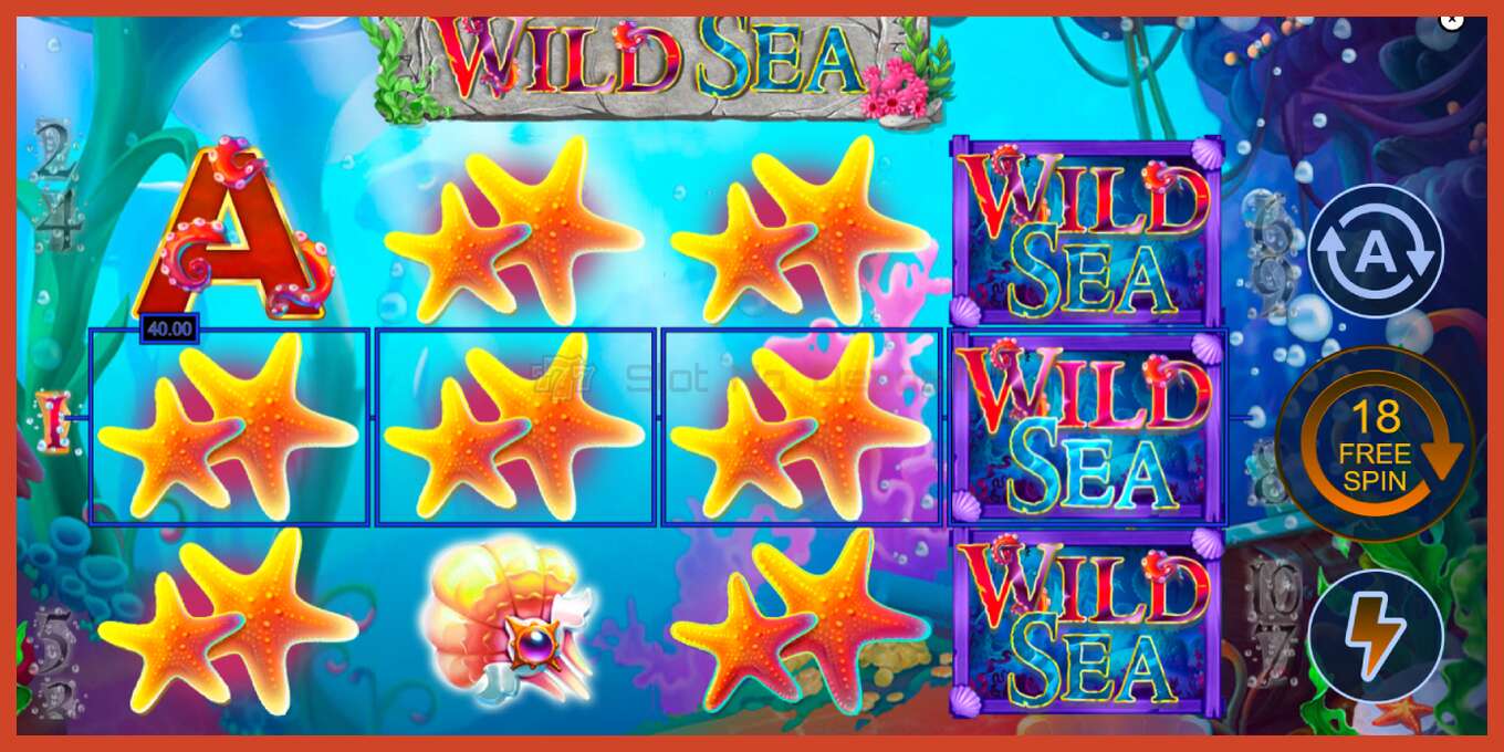 Slot screenshot: Wild Sea no deposit, number - 4