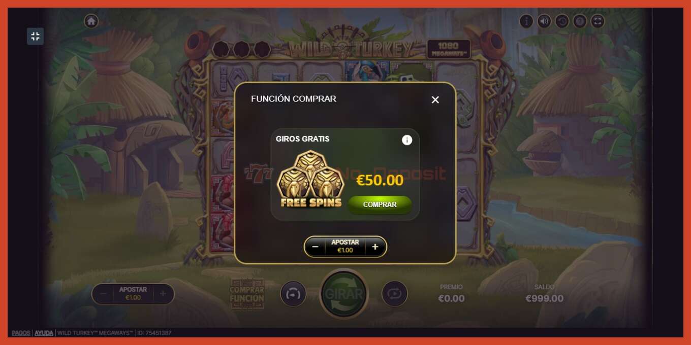 Slot screenshot: Wild Turkey no deposit, number - 3