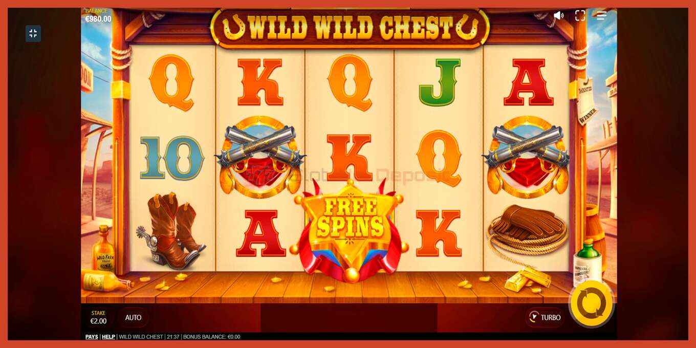 Slot screenshot: Wild Wild Chest no deposit, number - 3