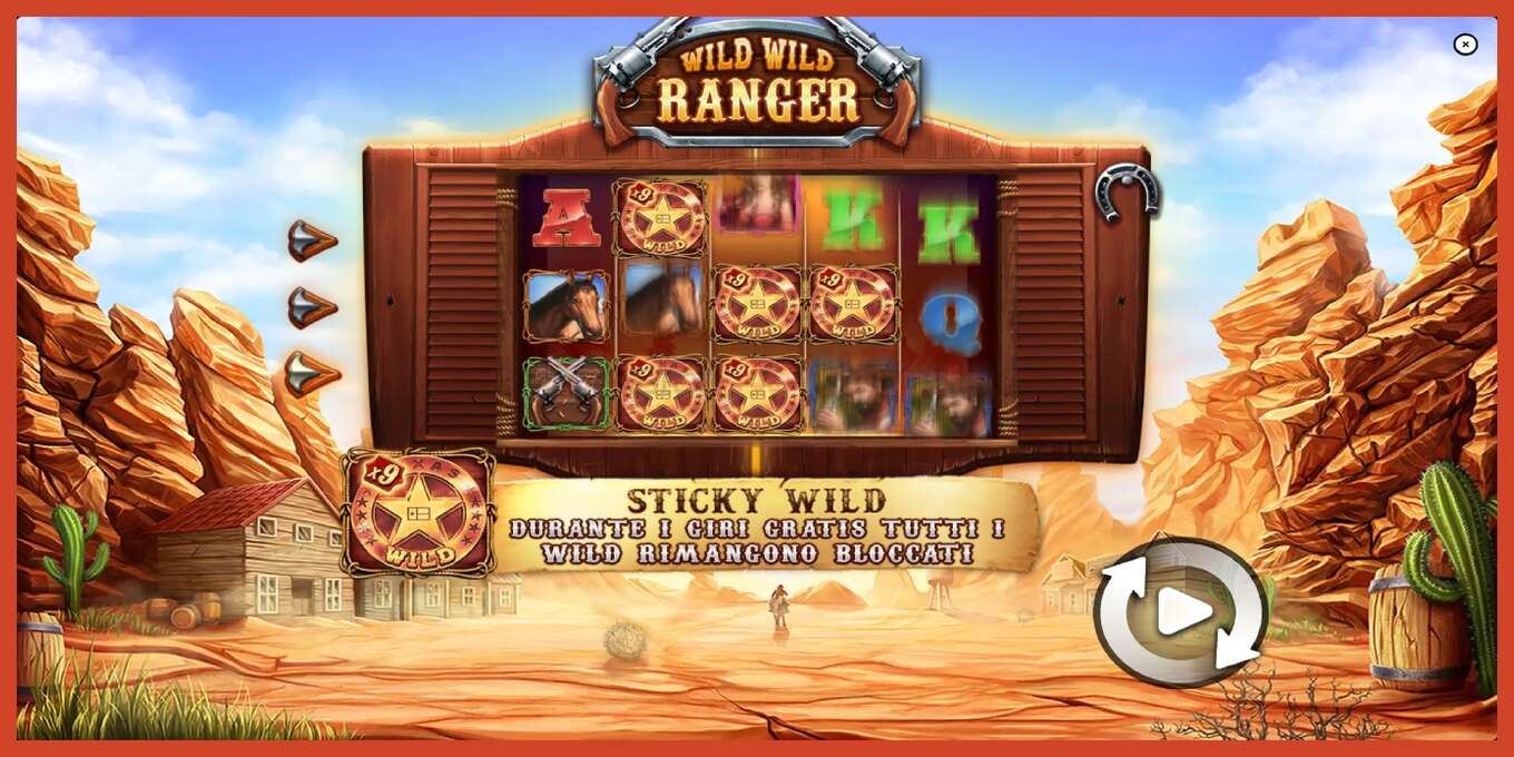 Slot screenshot: Wild Wild Ranger no deposit, number - 1