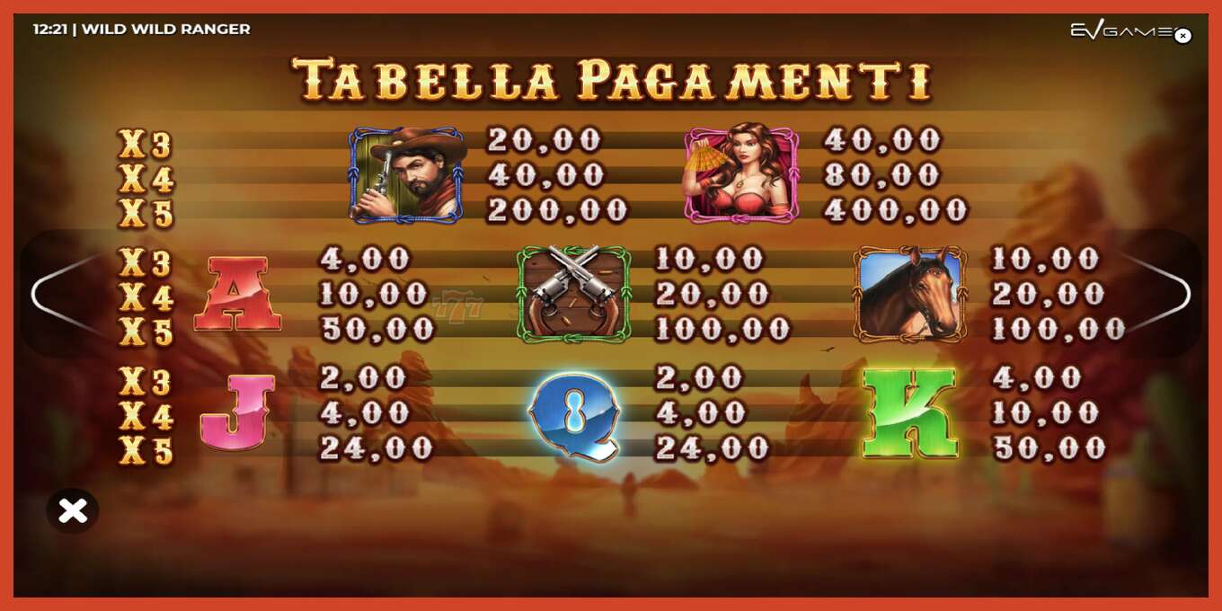 Slot screenshot: Wild Wild Ranger no deposit, number - 6