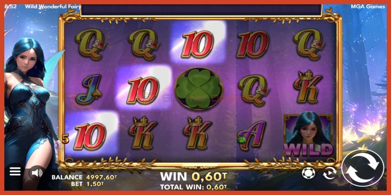 Slot screenshot: Wild Wonderful Fairy no deposit, number - 3