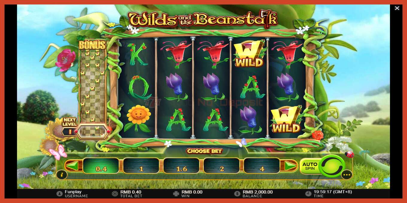 Captură de ecran pentru slot: Wilds and the Beanstalk fara depozit, număr - 2