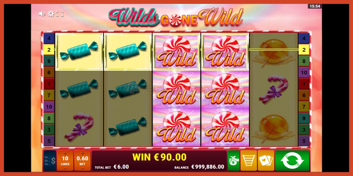 Slot скриншоту: Wilds Gone Wild депозит жок, саны - 3