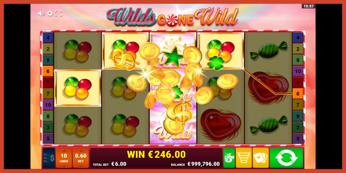 Slot скриншоту: Wilds Gone Wild депозит жок, саны - 5