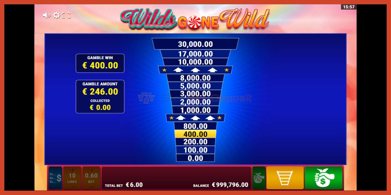 Slot скриншоту: Wilds Gone Wild депозит жок, саны - 6