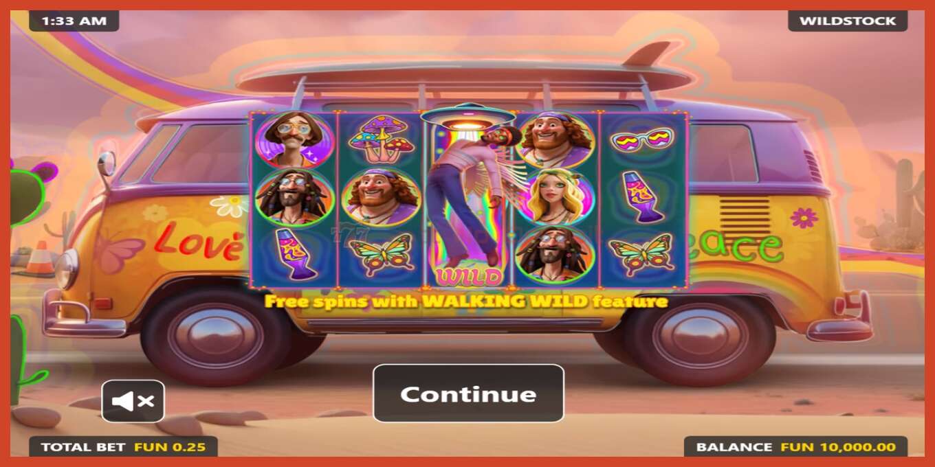 Slot screenshot: WildStock no deposit, number - 1