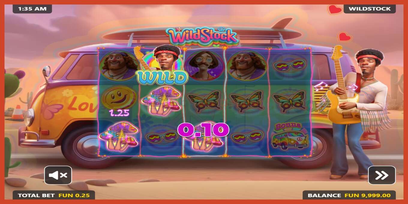 Slot screenshot: WildStock no deposit, number - 3