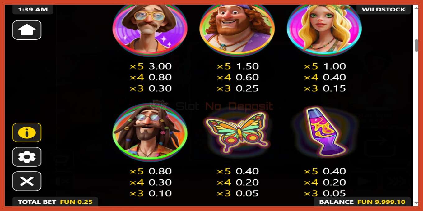 Slot screenshot: WildStock no deposit, number - 6