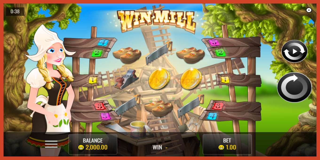 Slot screenshot: Win Mill no deposit, number - 2