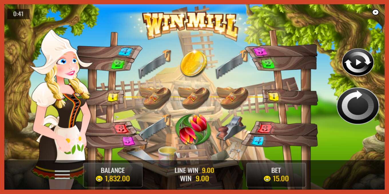 Slot screenshot: Win Mill no deposit, number - 4