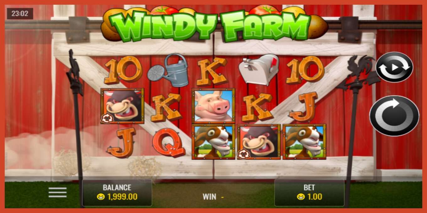 צילום מסך של חריץ: Windy Farm ללא פיקדון, מִספָּר - 1