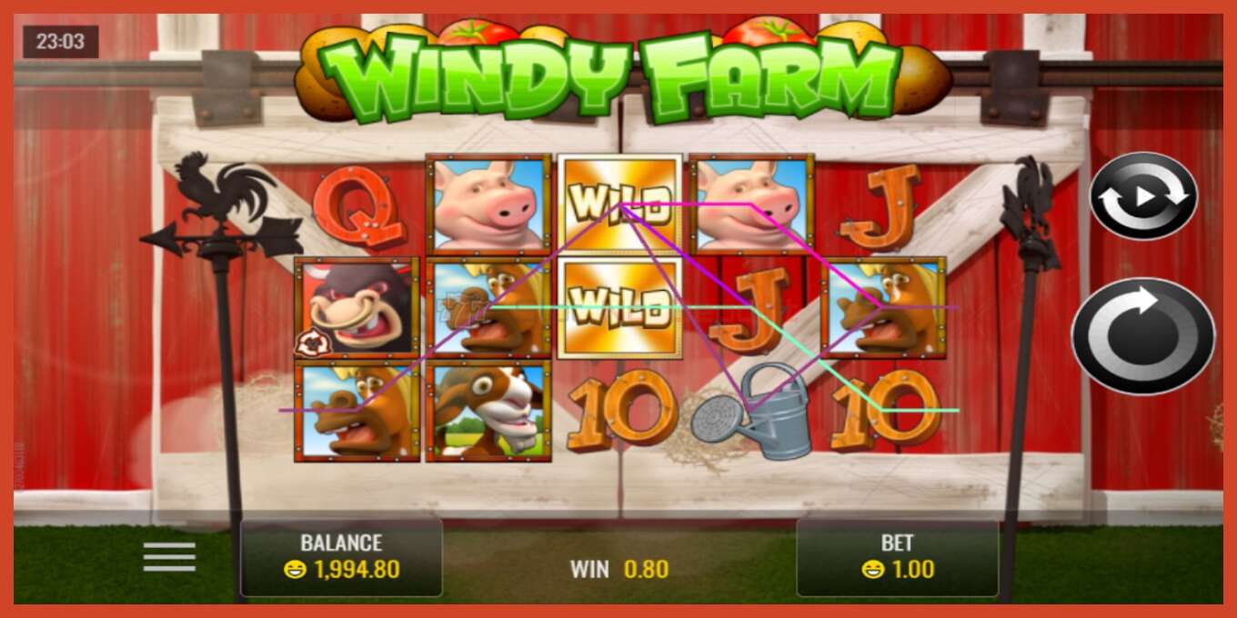 צילום מסך של חריץ: Windy Farm ללא פיקדון, מִספָּר - 2