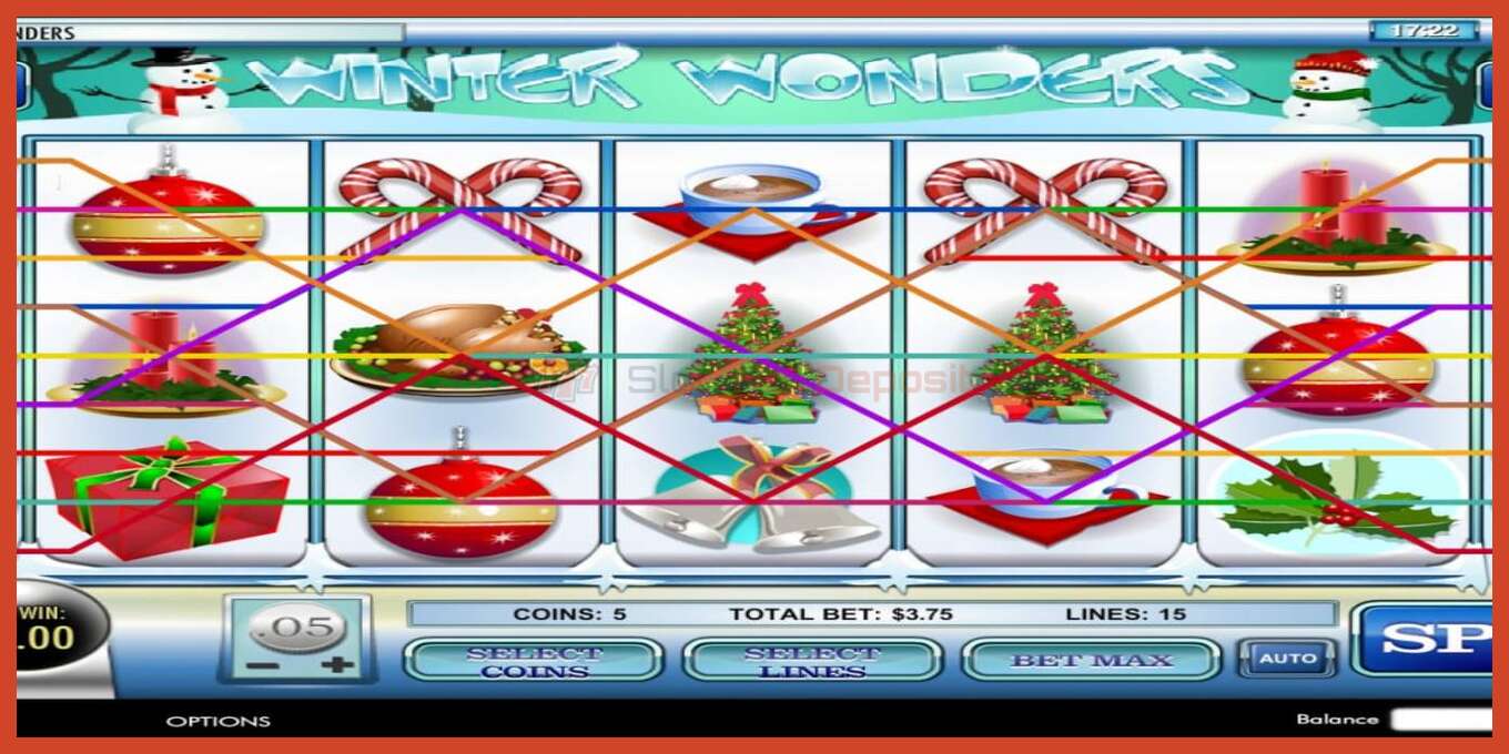 Slot screenshot: Winter Wonderland no deposit, number - 5