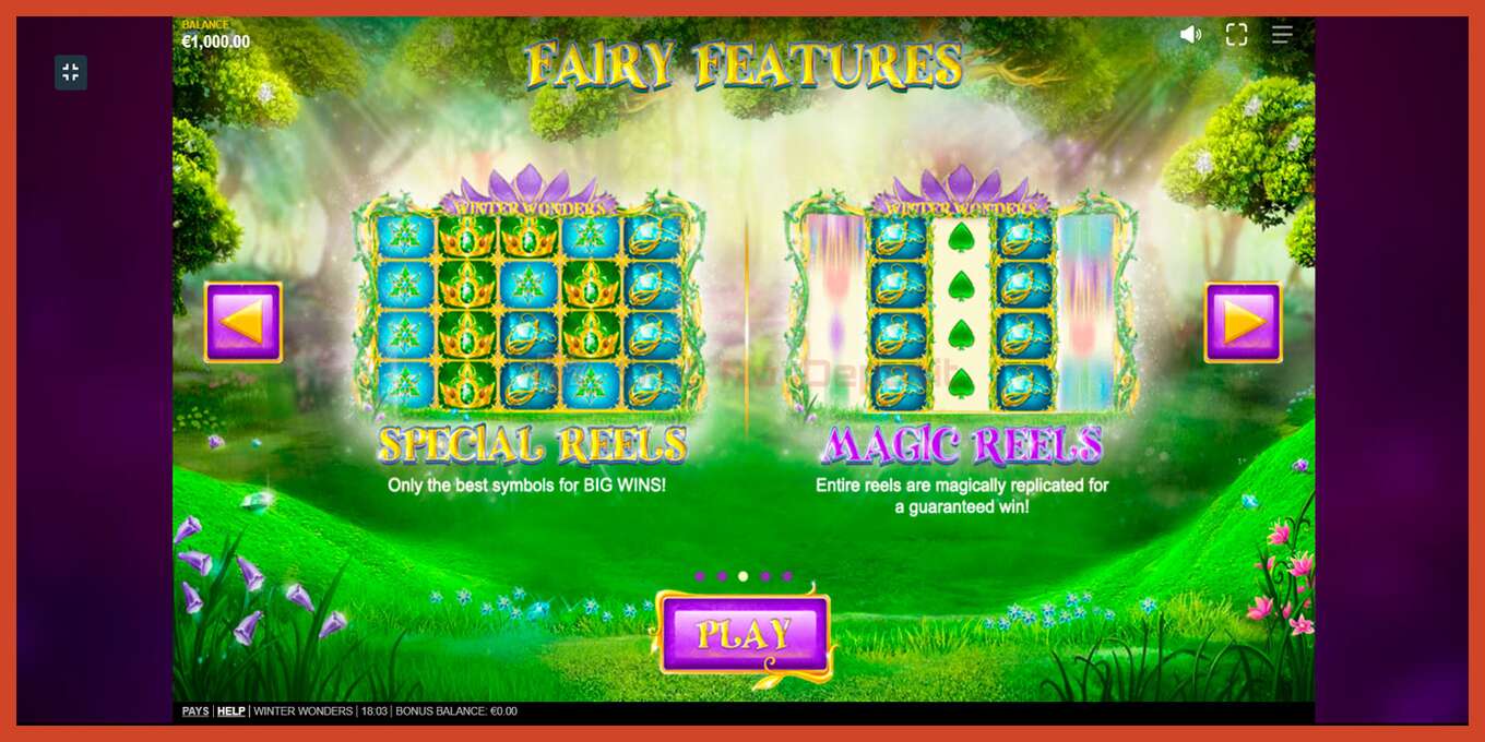 Slot screenshot: Winter Wonders no deposit, number - 3