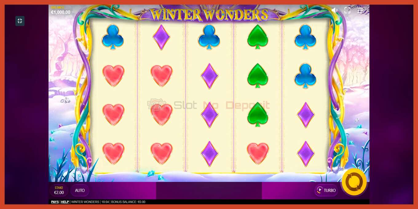 Slot screenshot: Winter Wonders no deposit, number - 6