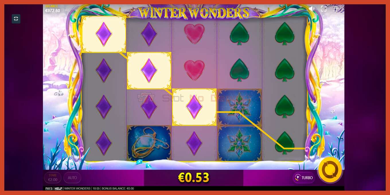 Slot screenshot: Winter Wonders no deposit, number - 9