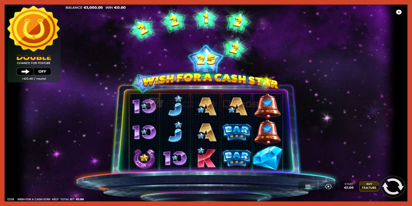 Slot screenshot: Wish for a Cash Star no deposit, number - 2