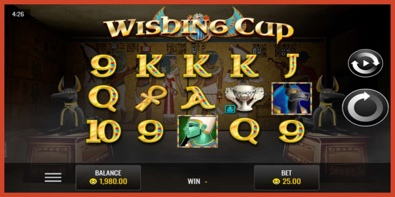 Slot screenshot: Wishing Cup no deposit, number - 1