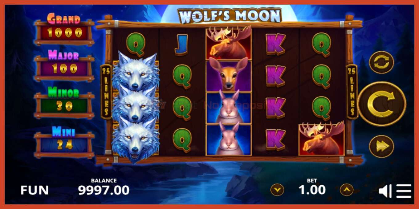 Ảnh chụp màn hình khe: Wolfs Moon không có tiền đặt cọc, con số - 3