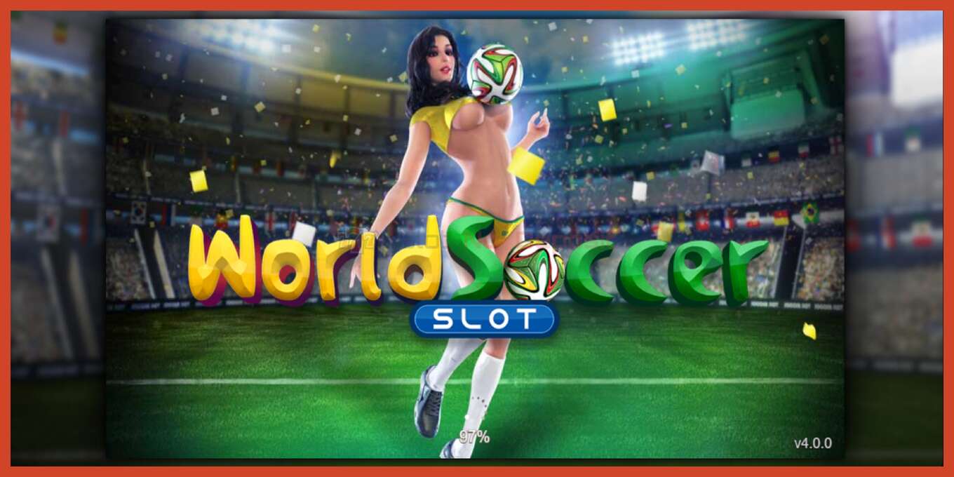 Slot screenshot: World Soccer Slot no deposit, number - 1