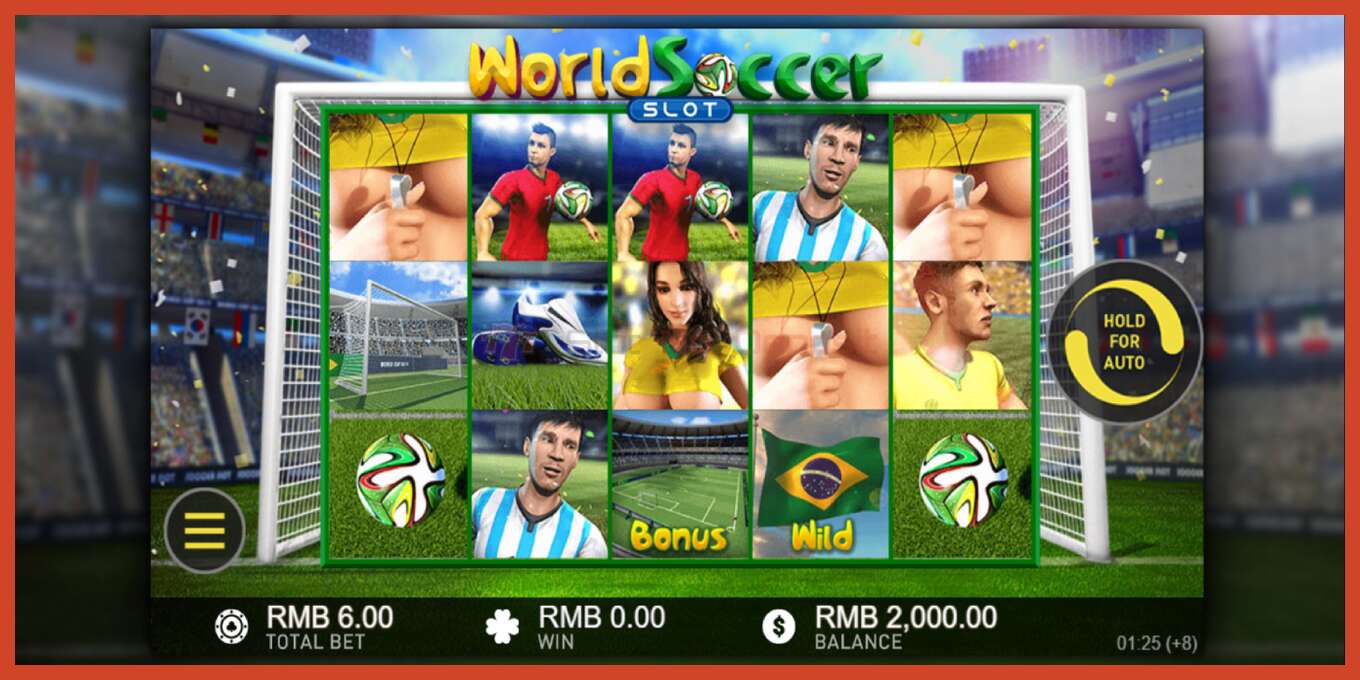 Slot screenshot: World Soccer Slot no deposit, number - 2