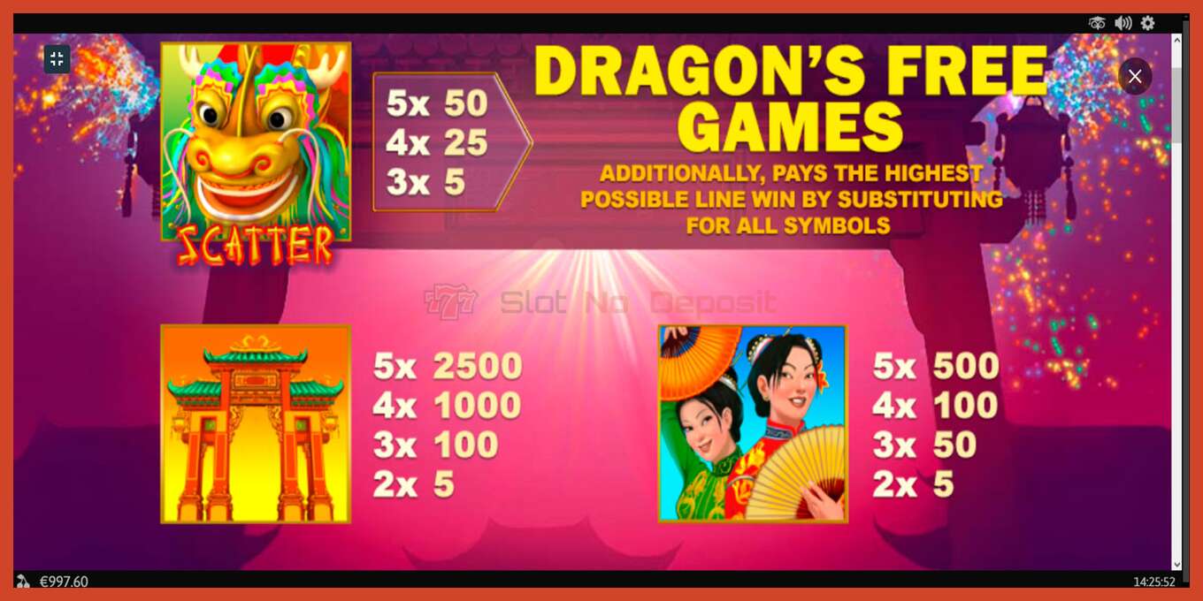 Slot screenshot: Wu Long no deposit, number - 6