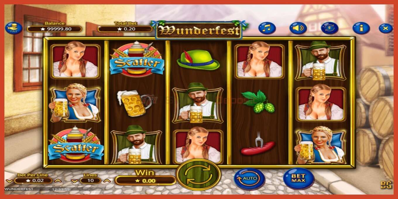 Slot screenshot: Wunderfest no deposit, number - 1