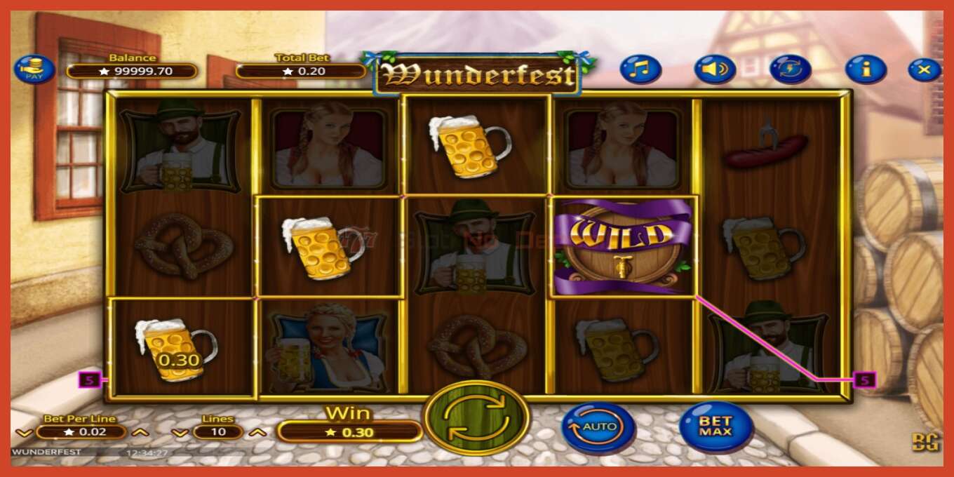 Slot screenshot: Wunderfest no deposit, number - 2