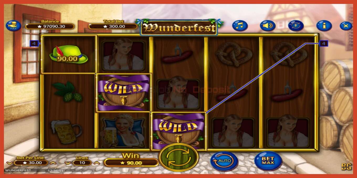 Slot screenshot: Wunderfest no deposit, number - 4