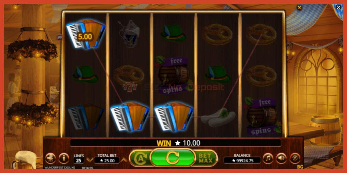 Slot screenshot: Wunderfest Deluxe no deposit, number - 3