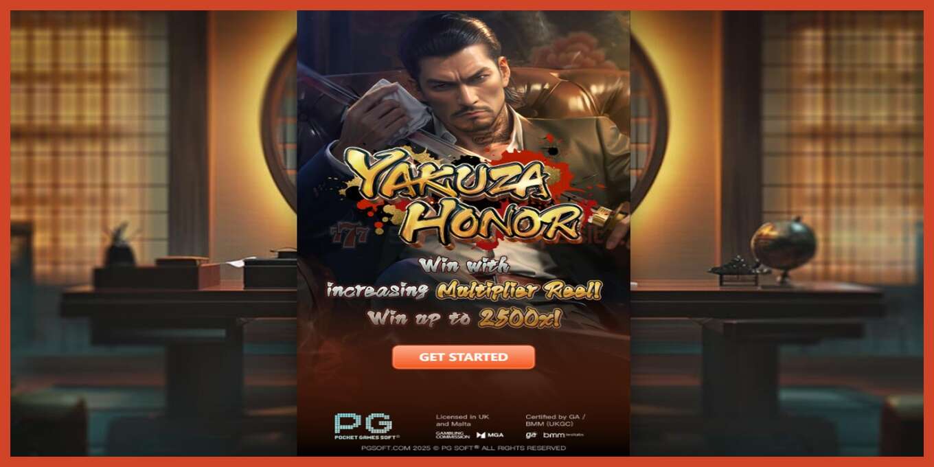 Slota ekrānuzņēmums: Yakuza Honor nav depozīta, numuru - 1